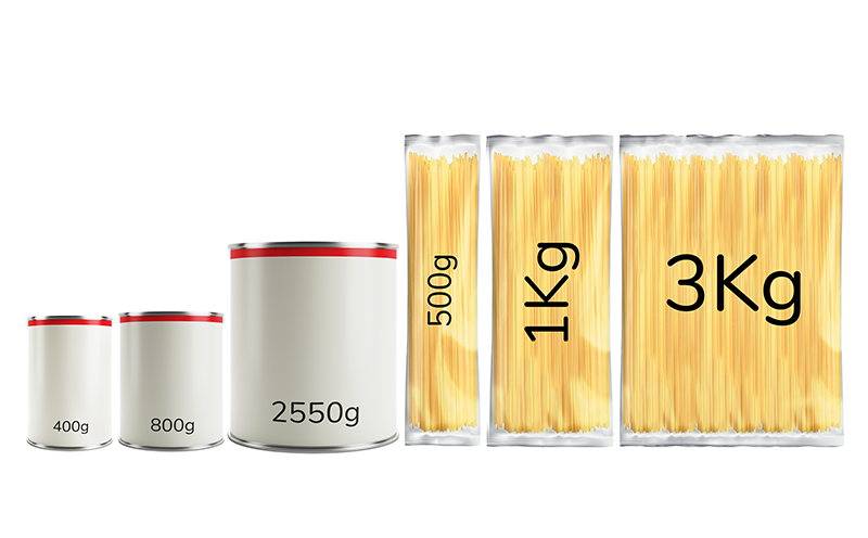 Scegli il tuo packaging